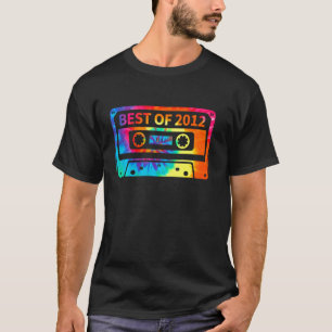 Camiseta 9th Birthday 9 Years Old Tie Dye Best 2012 Cassett