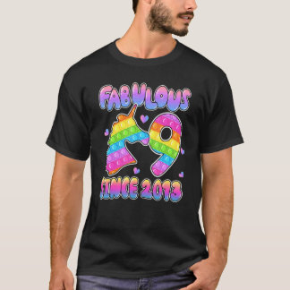 Camiseta 9th Birthday Fidget Toy Pop It Birthday Girl 9 Yea