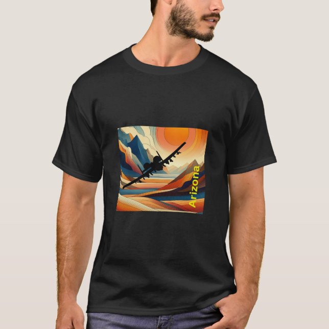 Camiseta A10 Warthog Over Arizona (Frente)