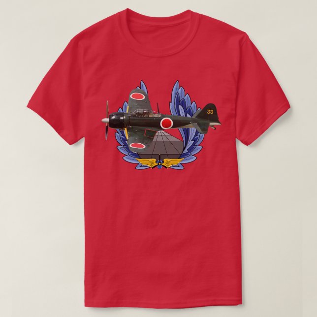 Camiseta A6M Zero (Frente do Design)