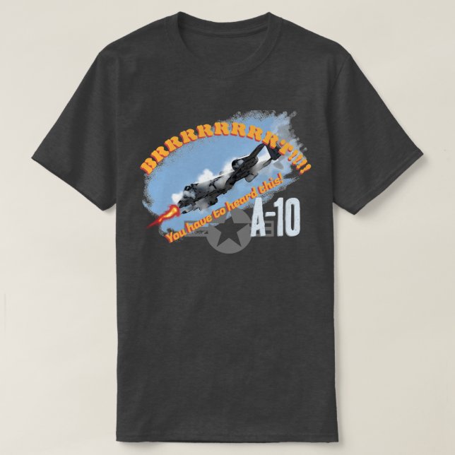 CAMISETA A-10 BRRRT! (Frente do Design)