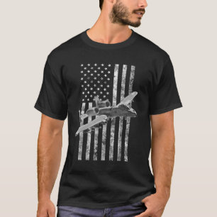 Camiseta A-10 Thunderbolt II - Bandeira Americana A-10 Wart
