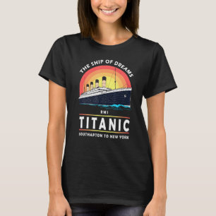 Camiseta A 1912 Vintage Titanic Voyage Ship Cruise For Son