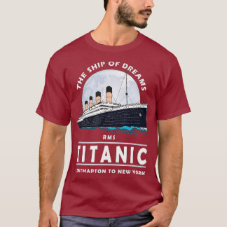 Camiseta A 1912 Vintage Titanic Voyage Ship Cruise Gift
