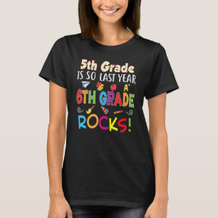 Camiseta A 5 É Assim No Ano Passado, 6 de Rochas De Volta À