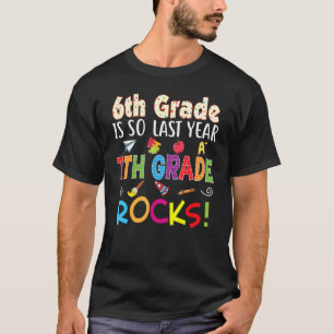 Camiseta A 6 É Assim No Ano Passado, 7 de Rochas De Volta À