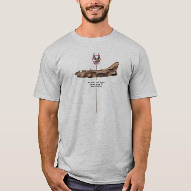Camiseta A-7E "Corsair II" from VA-72 'Blue Hawks' - 1991 (Frente)