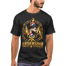 A&A Barbershop Logotipo Personalizado | Barbeiro M