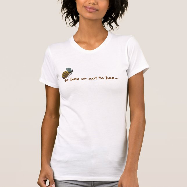 Camiseta À abelha ou não à abelha… (Frente)