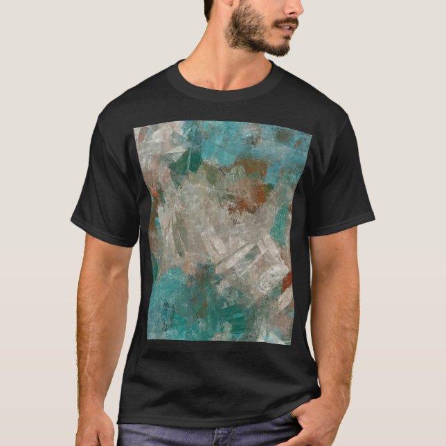 Camiseta A abstrato Psicodélica Cria Textura. (Frente)
