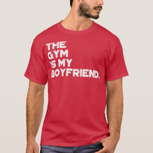 Camiseta A Academia É Minha Namorado Engraçada Vintage Retr