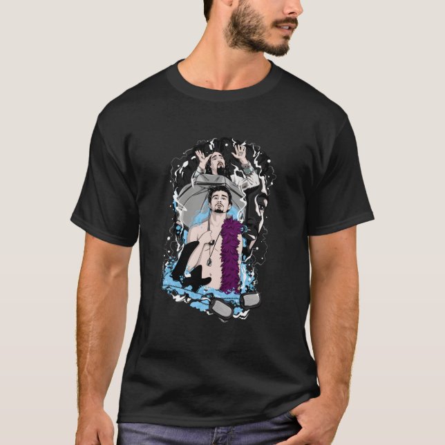 Camiseta A Academia Umbrella Klaus Ilustrada (Frente)