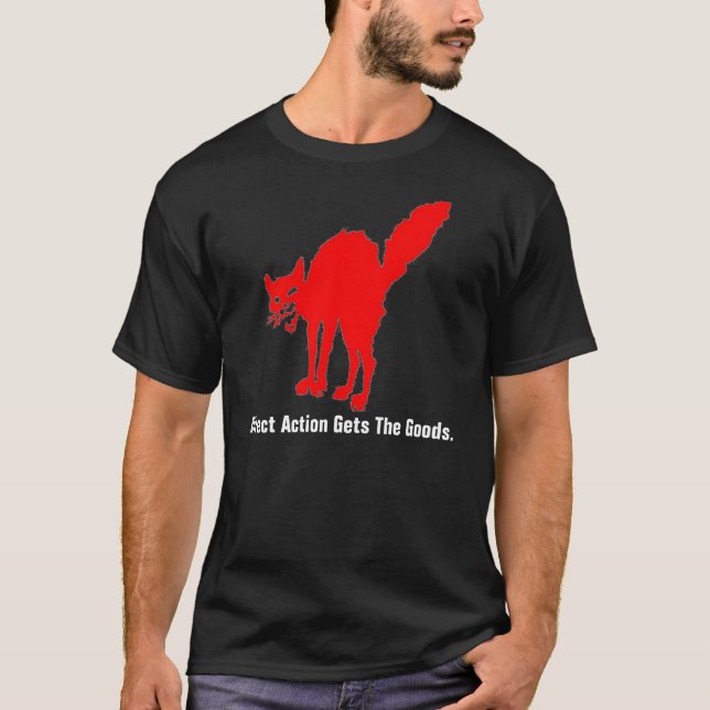 Camiseta a ação direta obtem os bens (Frente)