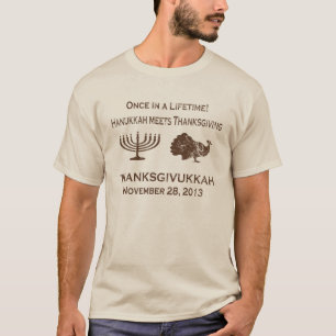 Camiseta A acção de graças engraçada do vintage encontr