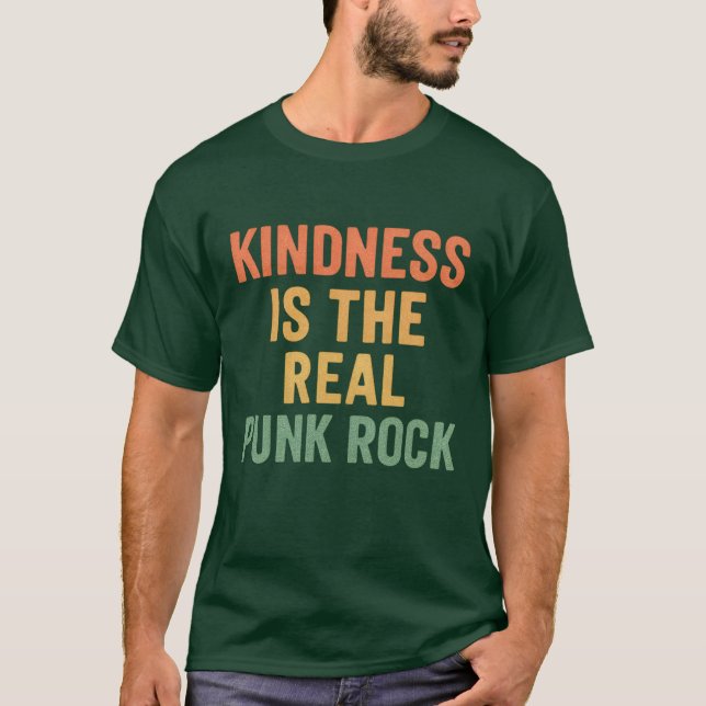 CAMISETA A ADESÃO É A VERDADEIRA ROCHA DE PUNK (Frente)