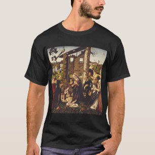 Camiseta A Adoração de Biagio d'Antonio Arte Medieval