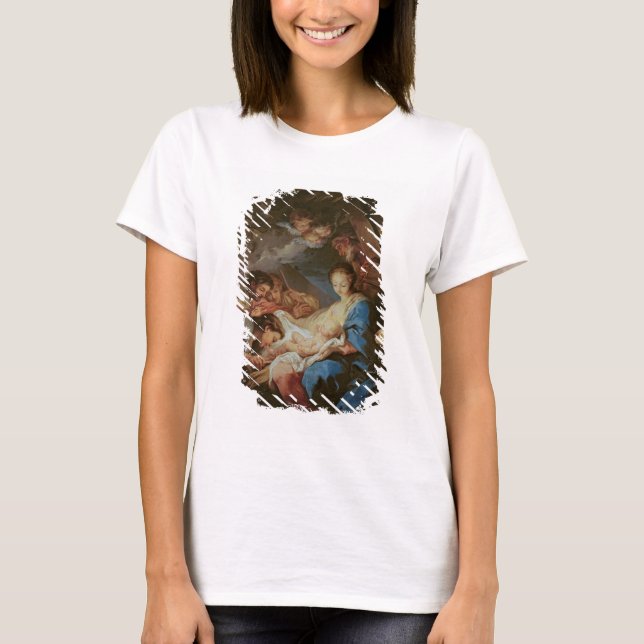 Camiseta A Adoração dos Pastores (óleo na canvas) 2 (Frente)