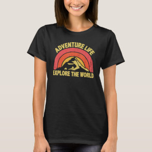 Camiseta A Adventure Life Explora O Excelente Mundial Ao Ex