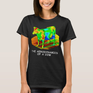 Camiseta A Aerodinâmica De Uma Vaca