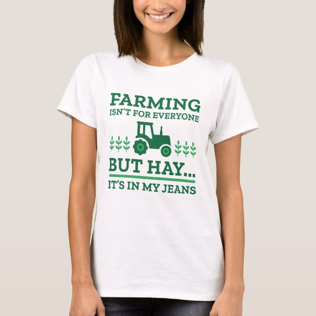 Camiseta A agricultura não é para todos (Frente)