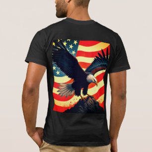 Camiseta A Águia Americana – Asas de Neon da Nova Era