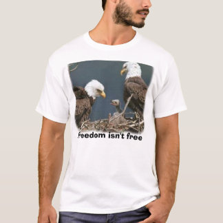 Camiseta a águia, liberdade não está livre