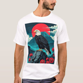 Camiseta A Águia na montanha