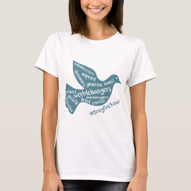 Camiseta A ajuda cresce o movimento ao #BringBackNice! (Frente)