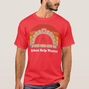 Camiseta a ajuda da cozinha queria um chef de restaurante e