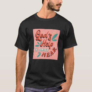 Camiseta A Ajuda de Deus está sempre perto de um destino cr