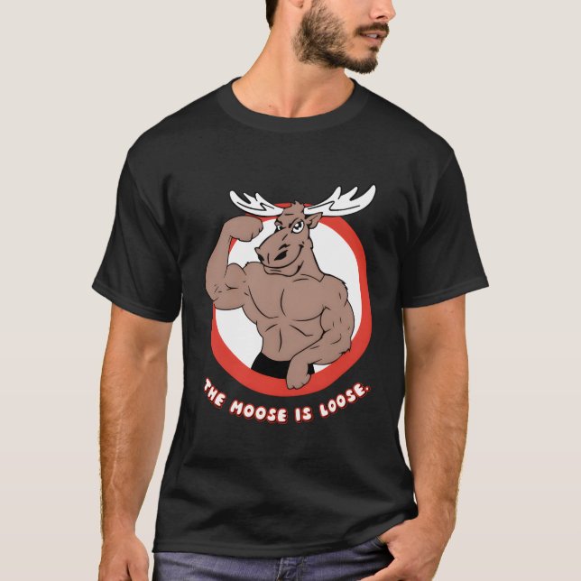 Camiseta A Alce É Um Homem E Uma Mulher Perdidos (Frente)
