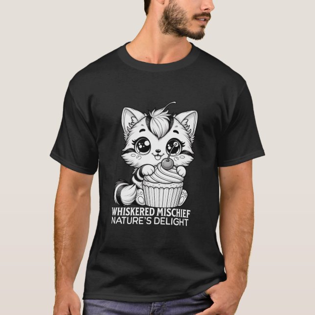 Camiseta A alegria da natureza com um abismo (Frente)