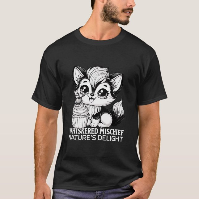 Camiseta A alegria da natureza com um abismo (Frente)
