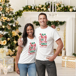Camiseta A Alegria do Natal é a Família