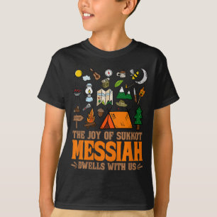 Camiseta A Alegria do Sukkot Messias Mora Conosco Ho Judaic