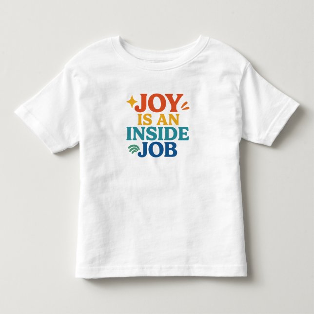 Camiseta A alegria é um trabalho interno (Frente)