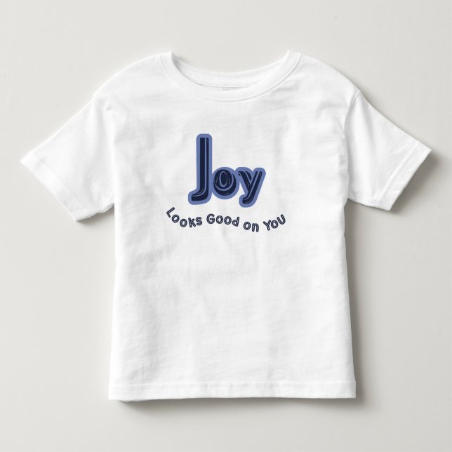 Camiseta A Alegria Fica Bem em Você (Frente)