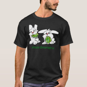Camiseta A alface Entertain coelhos dos desenhos animados