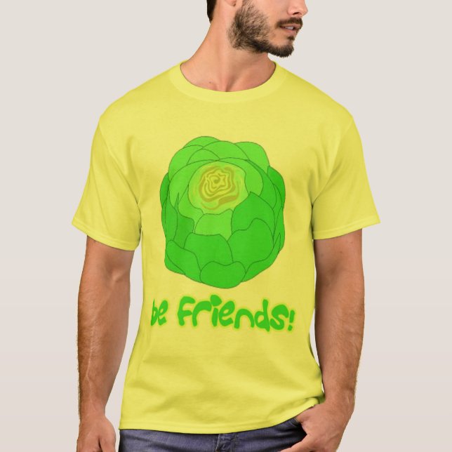 Camiseta a alface seja amigos (Frente)