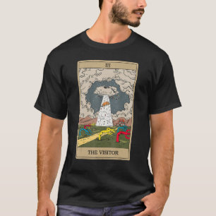 Camiseta A Alienígena Tarot do Visitante Tarot Aestética