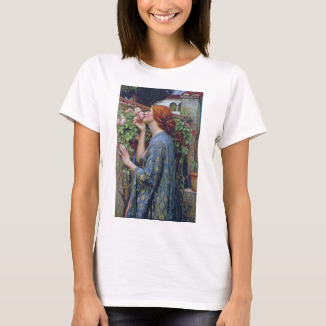Camiseta A Alma do Rosa, John William Waterhouse (Frente)