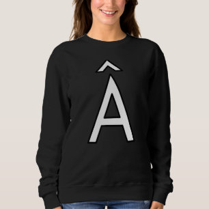 Camiseta  Alphabet circunflex letra maiúscula maiúscula ma