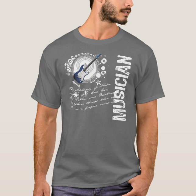 Camiseta A alquimia do músico (Frente)