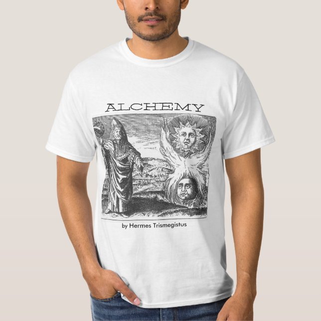 Camiseta A alquimia por Hermes Trismegistus (iniciações (Frente)