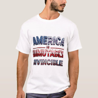 CAMISETA A AMÉRICA É IMMUTAMENTE INCIDIÁVEL