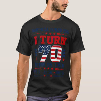 Camiseta A América Faz 250 Eu Faço 70 Aniversário de 70 ano