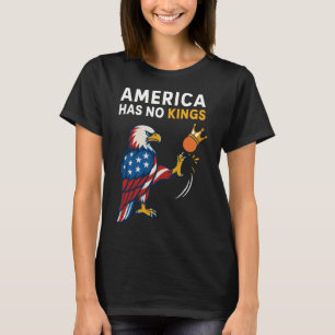 Camiseta A América Não Tem Águia Kick Laranja Anti Trump