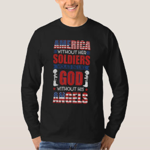 Camiseta A América sem seus soldados é como Deus sem ele
