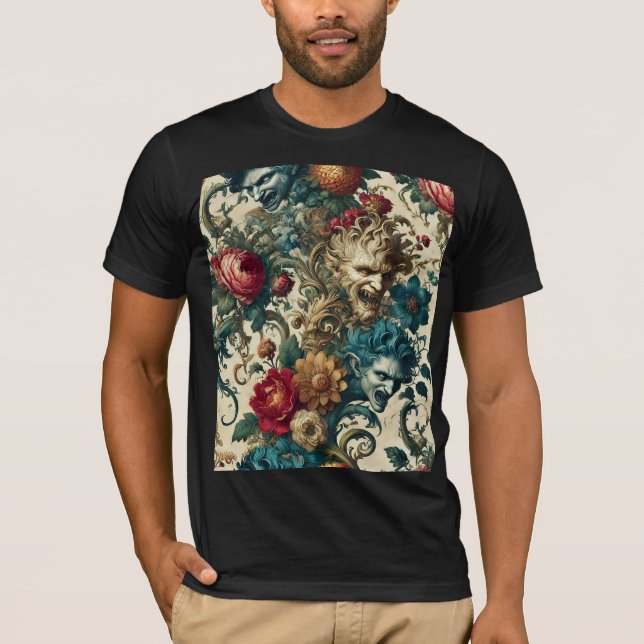 Camiseta A Anarquia Arcana – Arte Gótica Vestível (Frente)