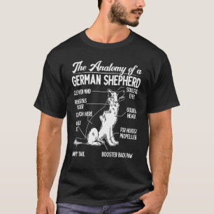 Camiseta A Anatomia de um Amante de Cachorro Divertido Past